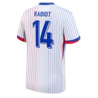 Camiseta Francia Adrien Rabiot #14 Segunda Equipación Replica Eurocopa 2024 mangas cortas